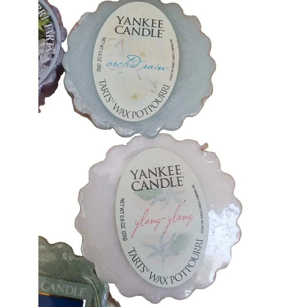 Yankee Candle Wax Tart Melts Mixed Lot Retired Collectible Mixed 5pc Set